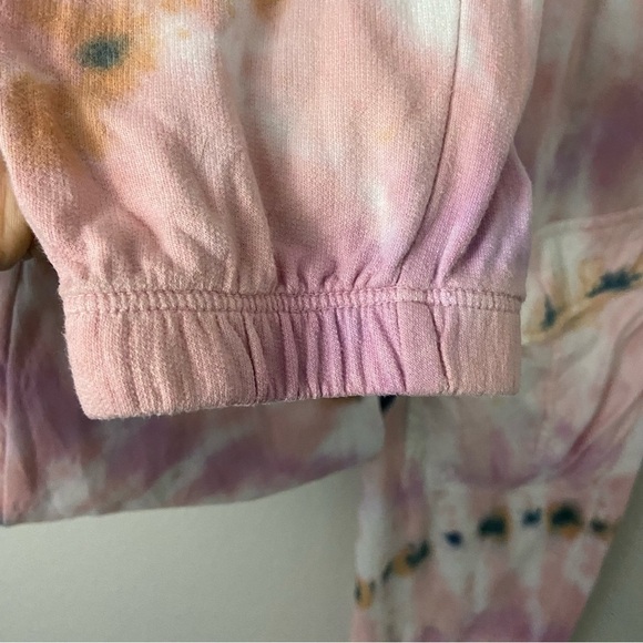 Young Fabulous & Broke Pink Tie Dye Cargo Jogger Sweatpants Sz S - Picture 5 of 11